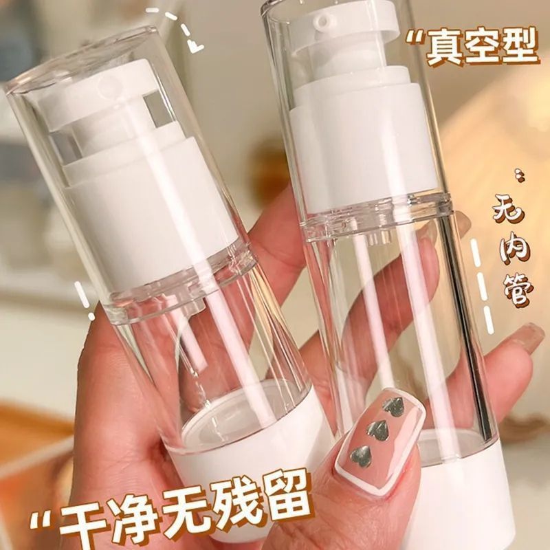 vacuum compression storage bottle lotion bottle portable travel cosmetics push-type skin care products sample bottle not broken