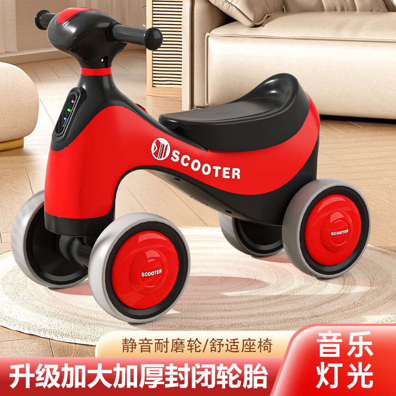 new bance car scooter drop-resistant use 1-6 years old baby gift without pedal