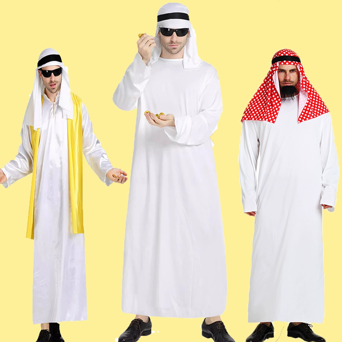 dubai middle east tyrant robe birthday party annual meeting funny gift trending on tiktok super thick chain props