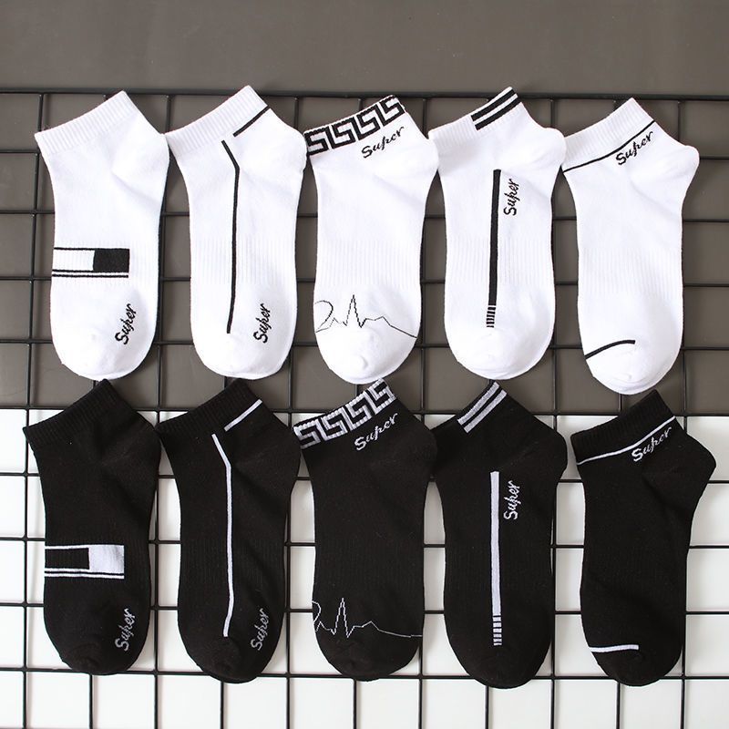 socks men‘s socks men‘s deodorant and sweat-absorbing summer athletic socks spring and autumn mid-calf korean style trendy all-matching men‘s socks