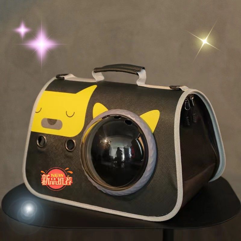 pet portable space capsule strap  bag hand holding foldable shoulder bag backpack for going out cartoon  dog bag