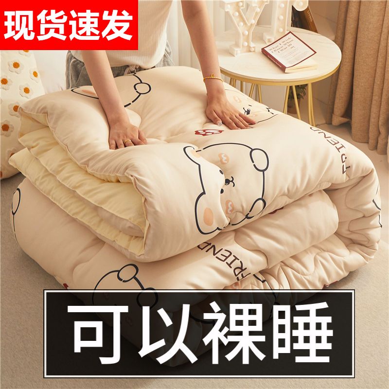 quilt winter thickening winter quilt thermal cotton duvet winter student duvet insert dormitory single double air conditioning duvet summer blanket