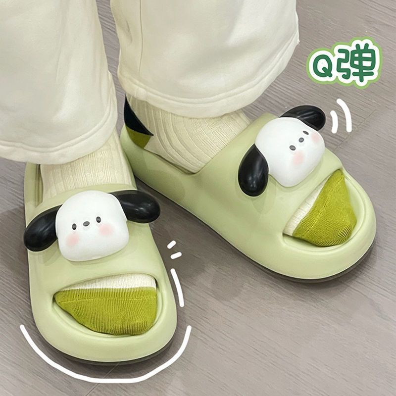 slippers women‘s indoor home eva slippers bathroom couple non-slip summer cute household new platform sandals