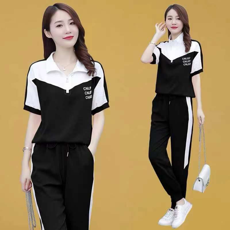 single/two-piece casual sportswear suit women‘s summer new korean style loose plus size younger fashion fashionable