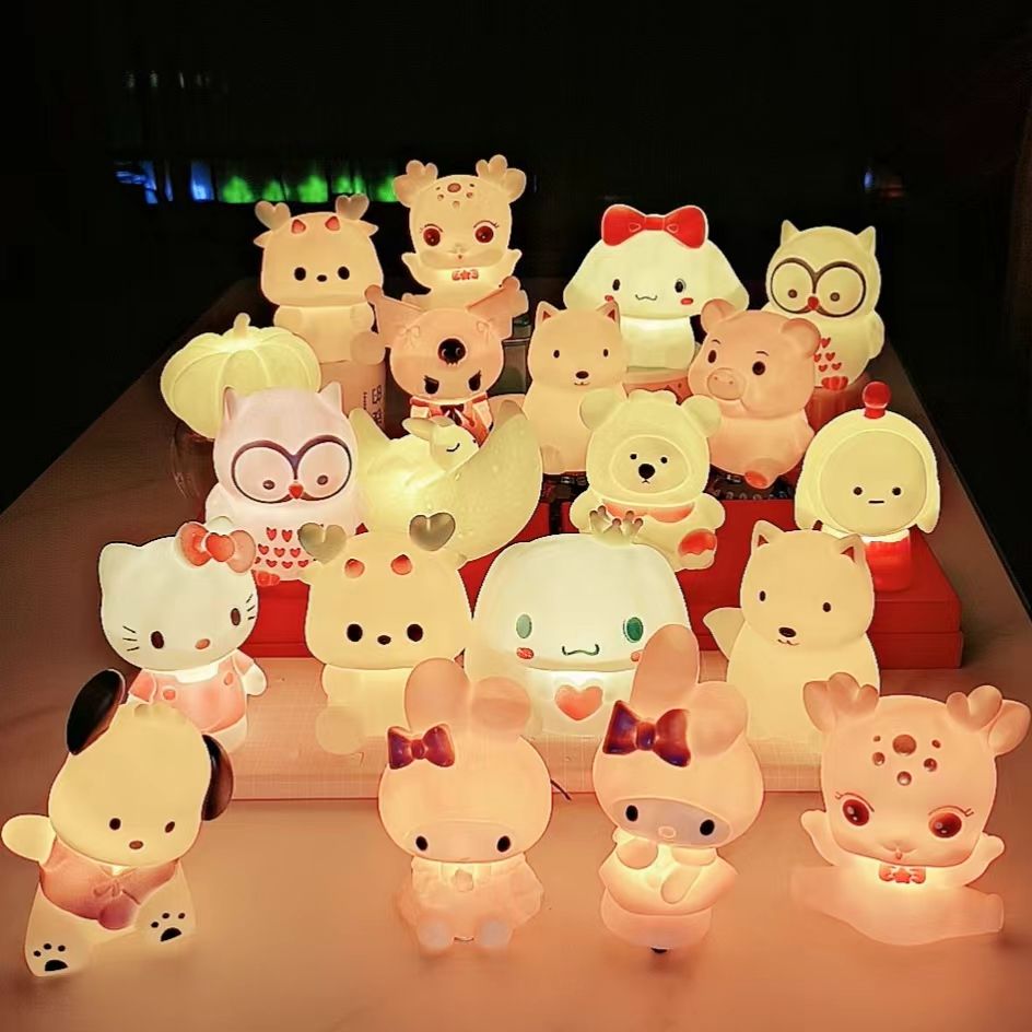 large small night lamp cute wholesale night market children‘s card popular stall light small commodity internet celebrity luminous toys