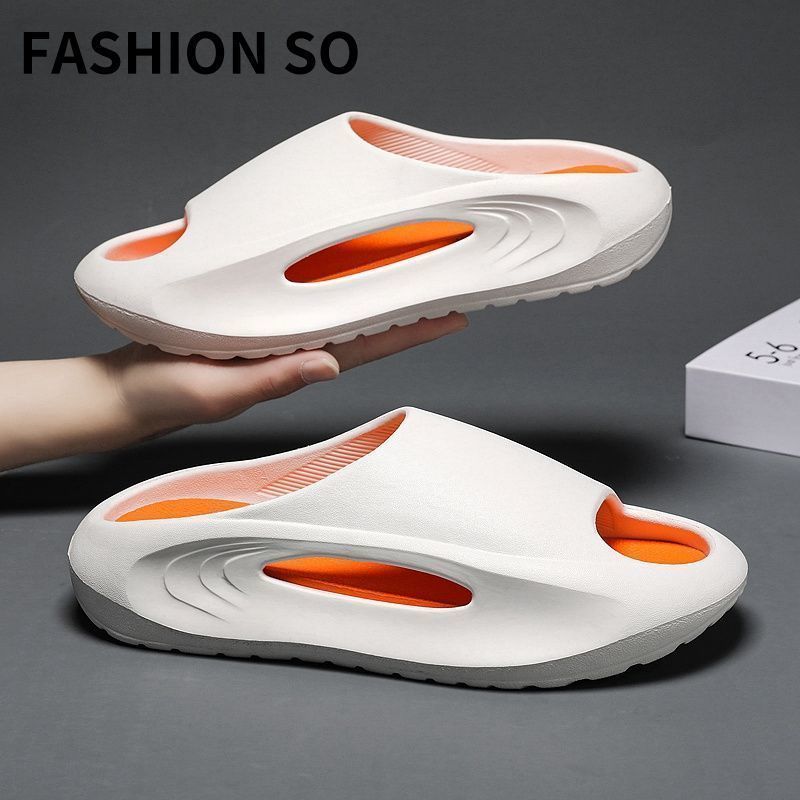 2024 new fashion brand coconut slippers men‘s summer outdoor non-slip deodorant platform sports slippers women‘s super hot