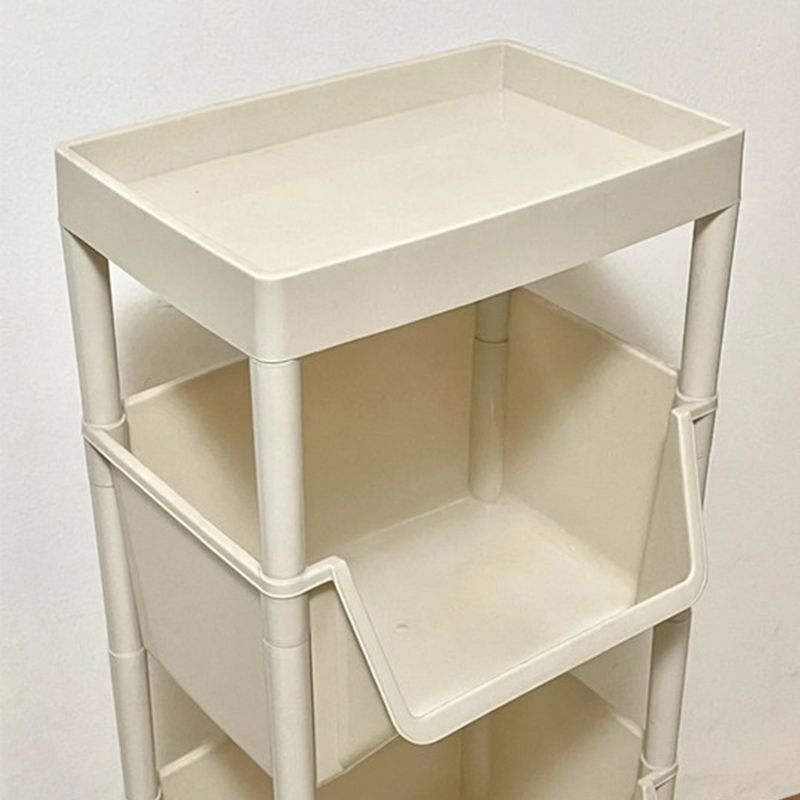 student mobile bookshelf storage rack floor living room bedroom dorm simple children‘s bookcase trolley storage rack