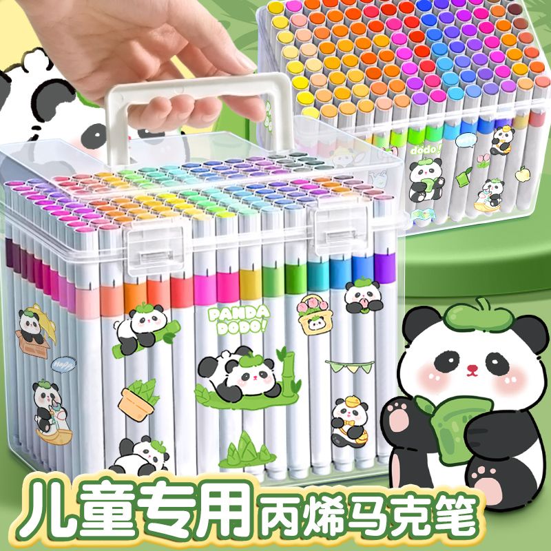 [genuine] acrylic marker pen children‘s special watercolor pen genuine goods student kindergarten art painting brush washable