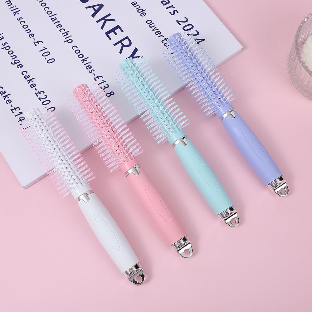 fluffy hair curling comb large hair styling round brush student online popular cute portable hair curling comb