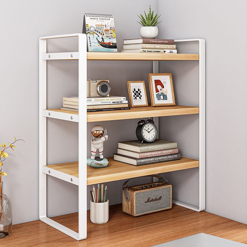 desktop shelf multi-layer office computer desk desk document storage shelf work desk layered small bookshelf