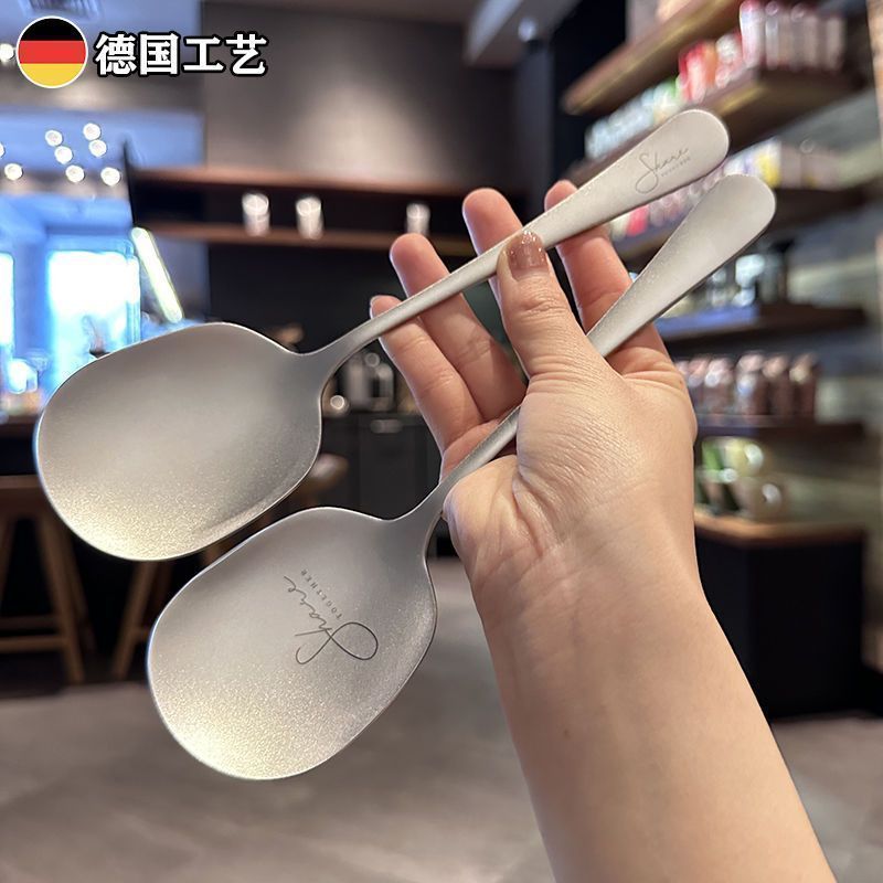 [beautiful style left by the boss] nordic style snowflake 304 stainless steel serving spoon ladel divided meal meal spoon