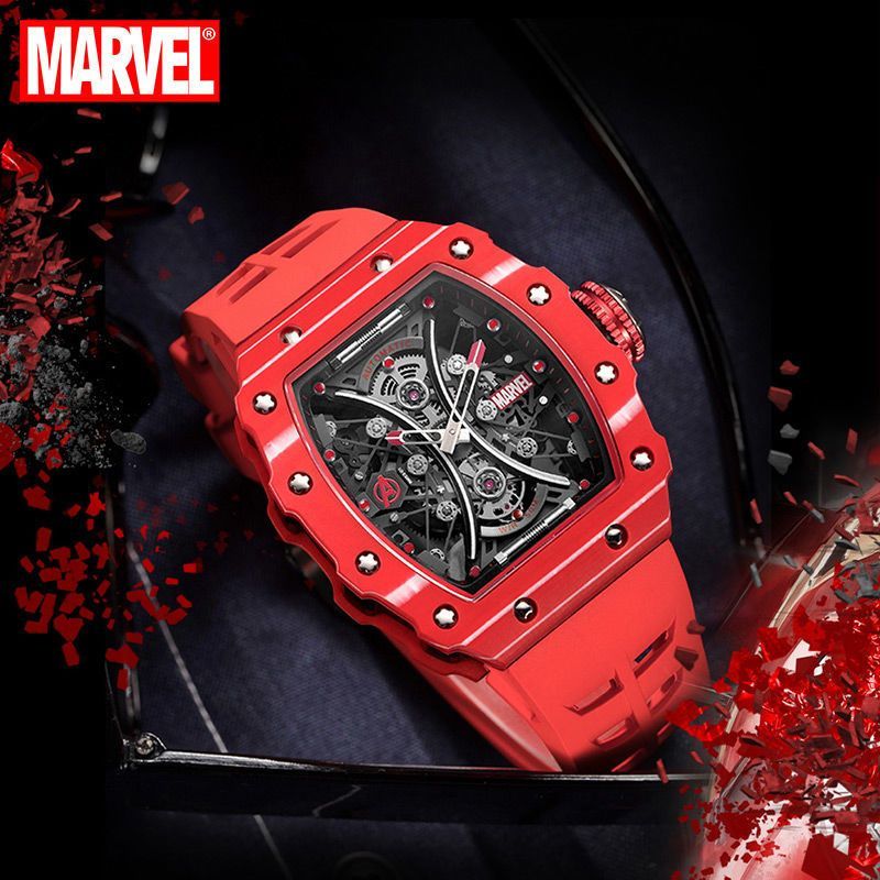 marvel joint name richard limited edition watch men‘s miller carbon fiber hollow men‘s waterproof iron man mechanical watch