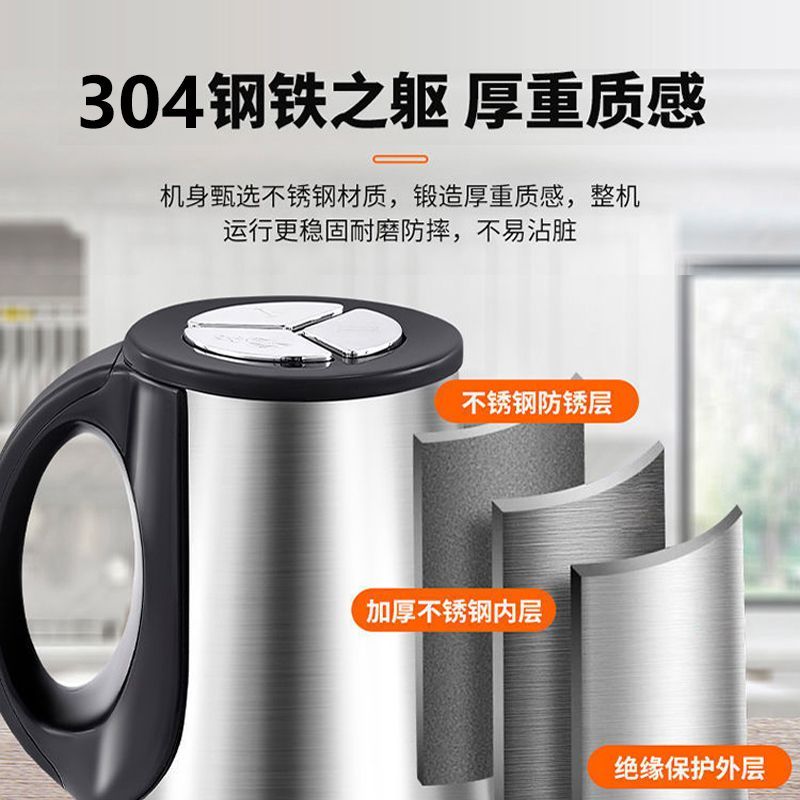 genuine goods upgrade meat grinder household kitchen electric 304 stainless steel multi-functional cooking garlic paste chili and noodles