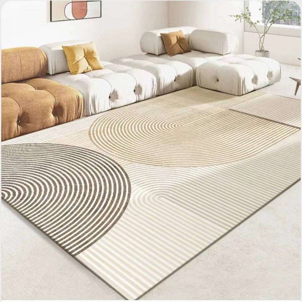 light luxury living room carpet sofa and tea table modern minimalist ins bedroom bedside household large area cream floor mat