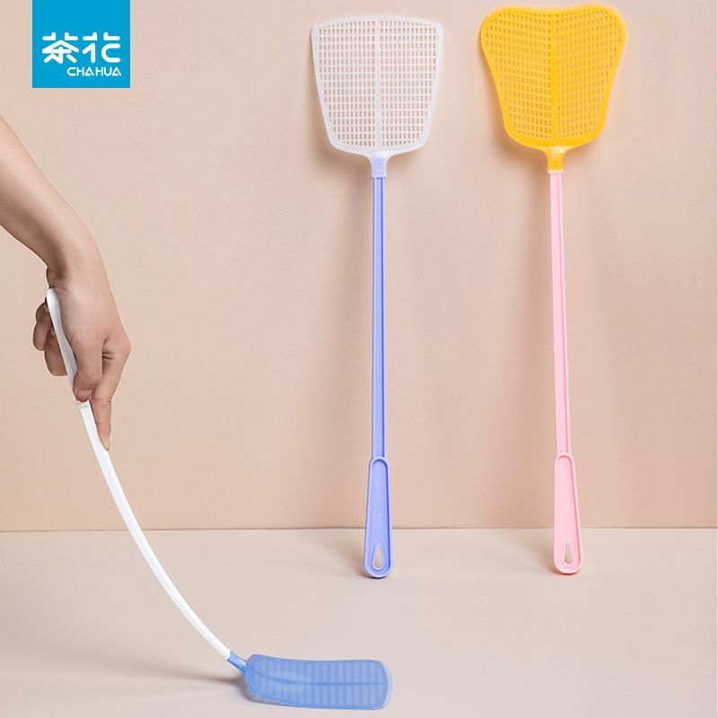 camellia swatter plastic pat large lengthen and thicken household manual killing mosquito and fly mosquito swatter long handle