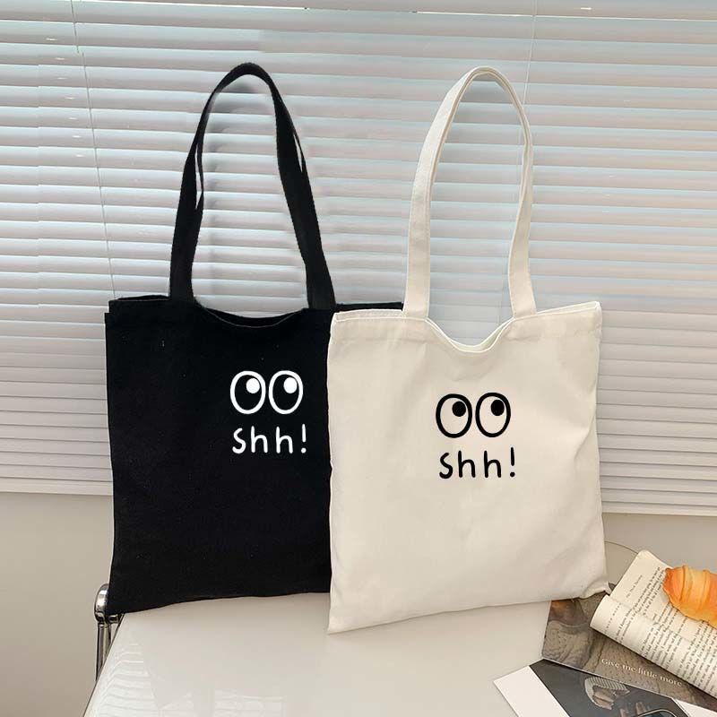 student minimalist all-match ins partysu canvas bag female one shoulder literary fashion tote bag large hand bag south korea