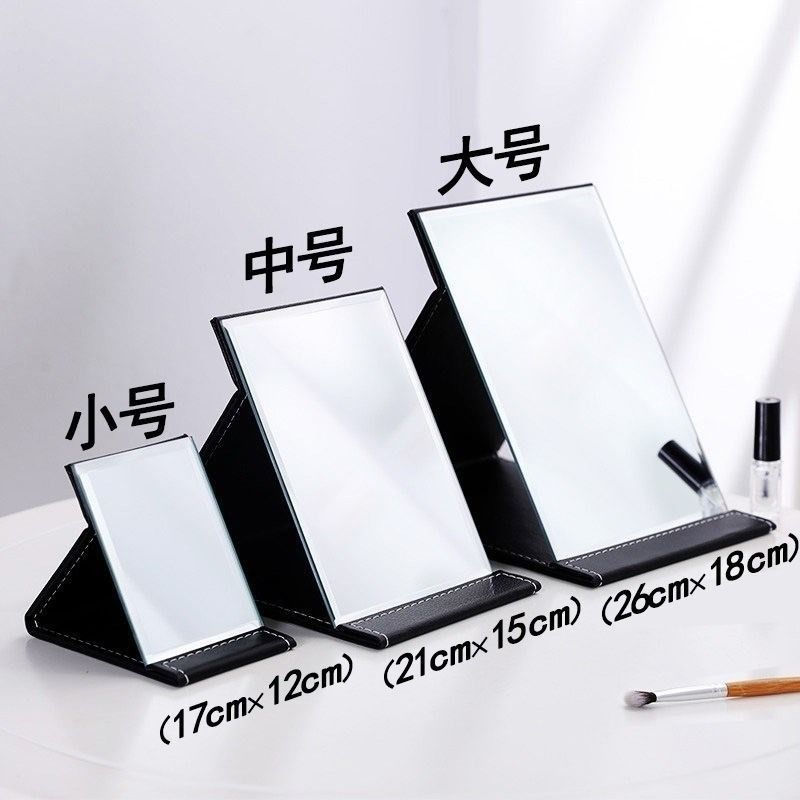 ins style makeup mirror 2024 new folding mirror for student dormitory dressing mirror desktop portable