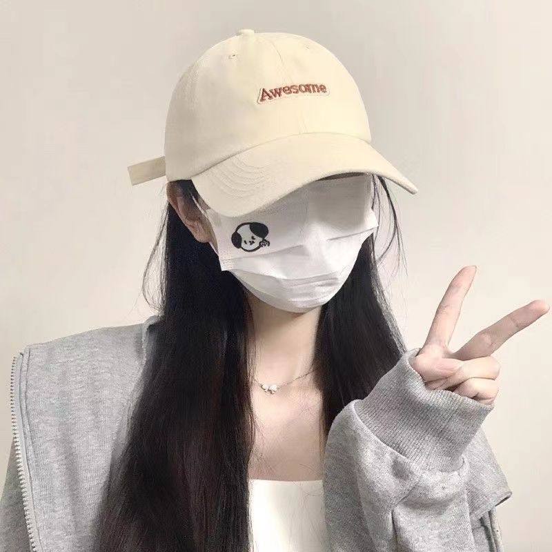 big head circumference baseball cap women‘s wide brim hat big face makes face look small deepening plus-sized all-matching peaked cap men‘s fashion