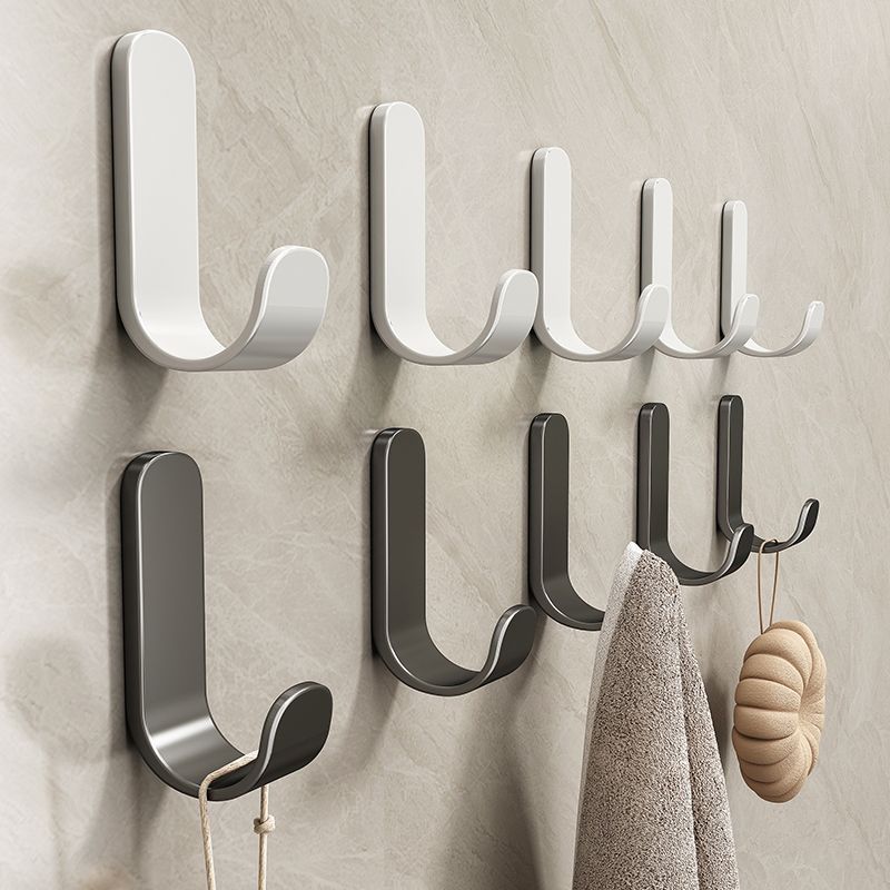 heart hook strong adhesive hole-free gun gray sticky hook wall sticker wall load-bearing kitchen bathroom silent door hook