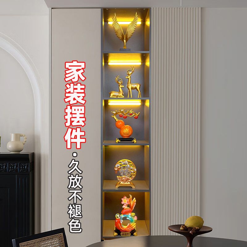 new chinese style high-end entry lux hallway tv cabinet wine cabinet decoration living room moving into the new house gift handicraft decoration