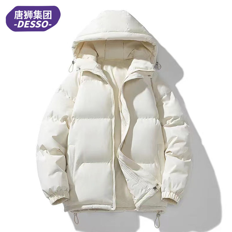 tonlion group desso thickened cotton padded coat autumn and winter new fashion brand fashionable warm bread coat couple hooded coat