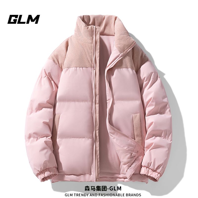 senma group glm cotton-padded coat winter men‘s and women‘s loose lapel bread padded cotton jacket cotton coat warm casual jacket