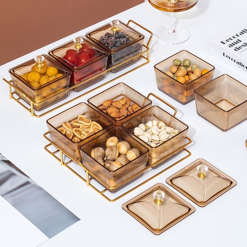 dried fruit and nuts snack snack plate fruit plate ins good-looking grid dim sum plate fruit plate bar snack plate