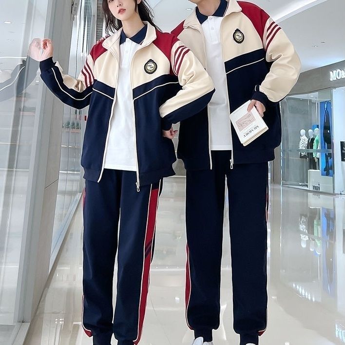 junior high school student business attire three-piece set british college style primary school student autumn sports uniform suit korean style