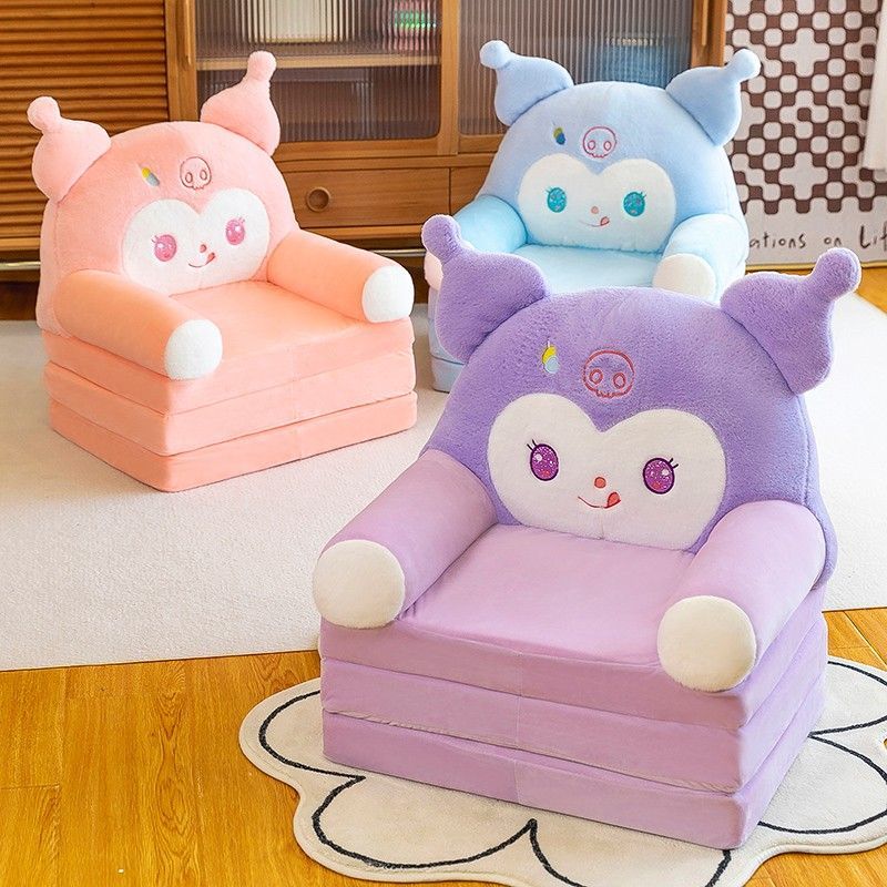 children‘s sofa cartoon cute folding small sofa bed baby kindergarten reading area tatami lazy lying nap