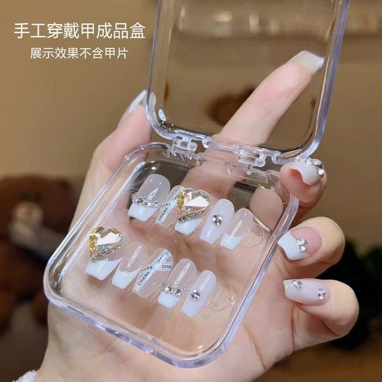 storage nail wear nail transparent bar box nail storage box