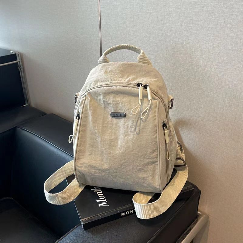 new large capacity commuter travel backpack shoulder fashion tote women‘s lightweight oxford cloth backpack small bag