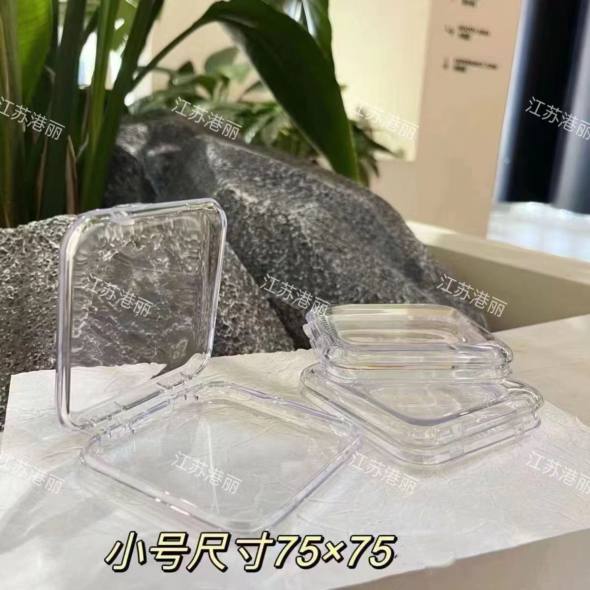 cheap wear nail transparent box simple ins nail storage box nail box nail card paper