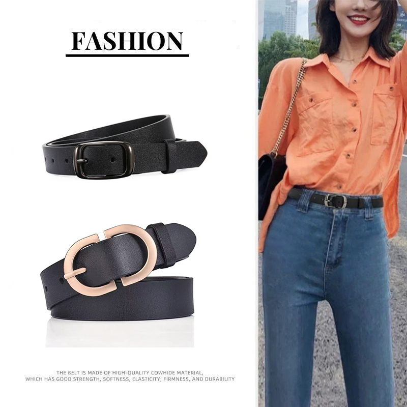 belt female 2024 new ornament jeans student retro easy matching trendy loose version design sense ladies belt