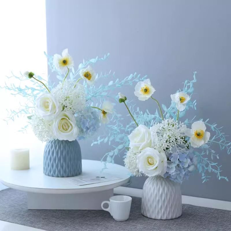 simple nordic artificial flower bouquet fake flower furnishings flower arrangement in living room and dining table decoration decoration floriculture decoration