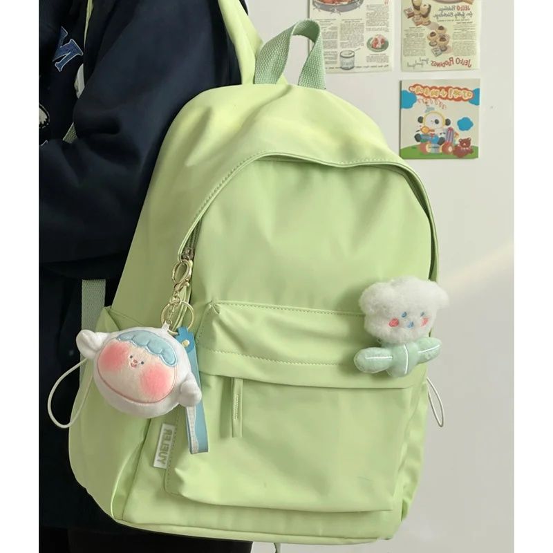 japanese ins simple casual all-match backpack mori style travel backpack middle school students college students bag women