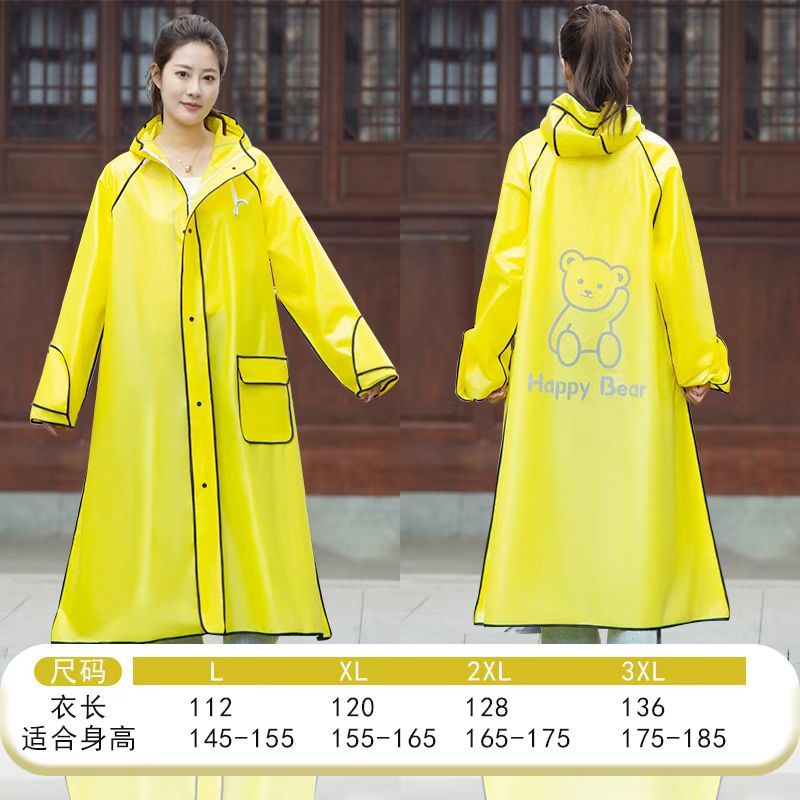 men‘s and women‘s raincoat single long zipper whole body integrated storm-proof electric battery motorcycle special windproof poncho