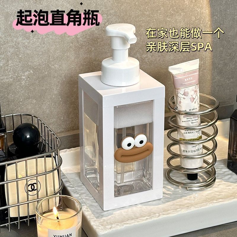 cute bubbler facial cleanser shampoo foam pump bottle hand sanitizer frother foam pump bottle lotion bottle