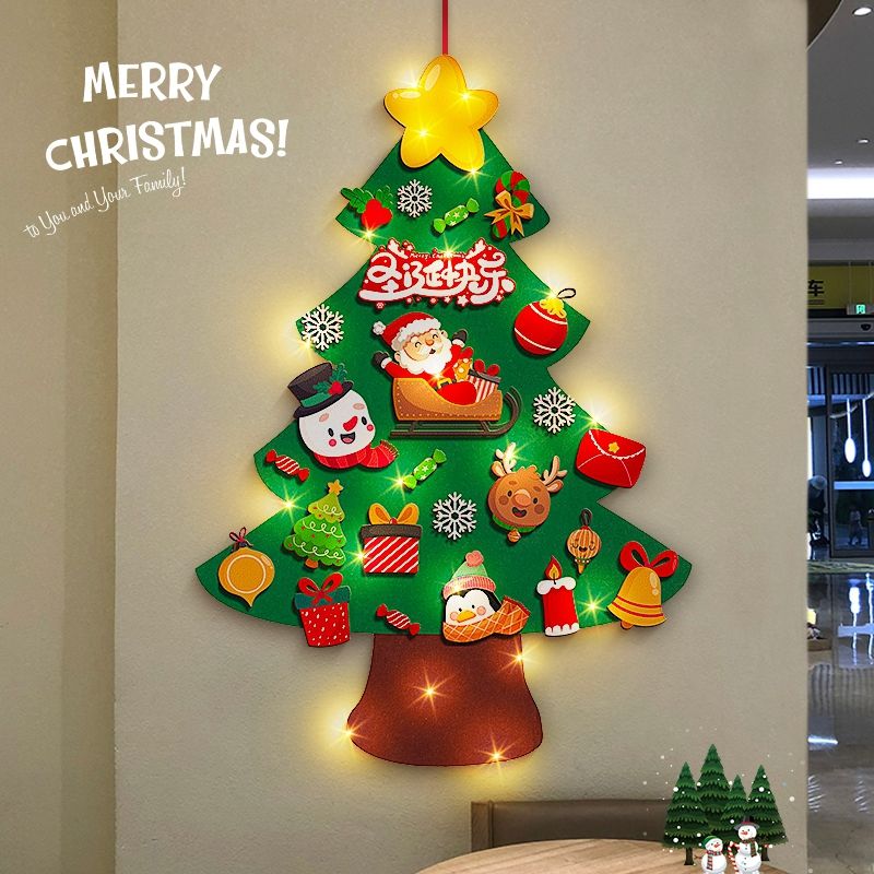 magic christmas tree home diy handmade material kit children‘s toy gift creative christmas decorations