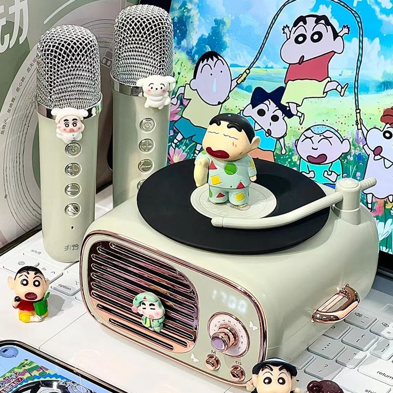 crayon xiaoxin jukebox bluetooth speaker karaoke new audio microphone practical birthday gift for girls girlfriends