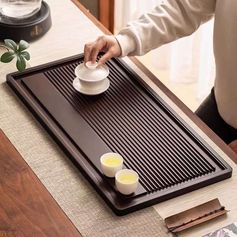 tea tray home living room whole new drainage small kombucha dry pour high-end tea set office tray tea pitcher