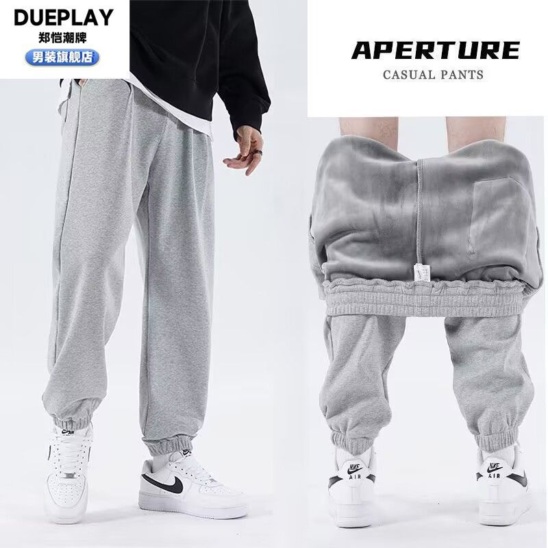 zheng kai self-owned brand leisure tappered sweatpants fashion fashion brand elastic trousers youth sweatpants sports pants men