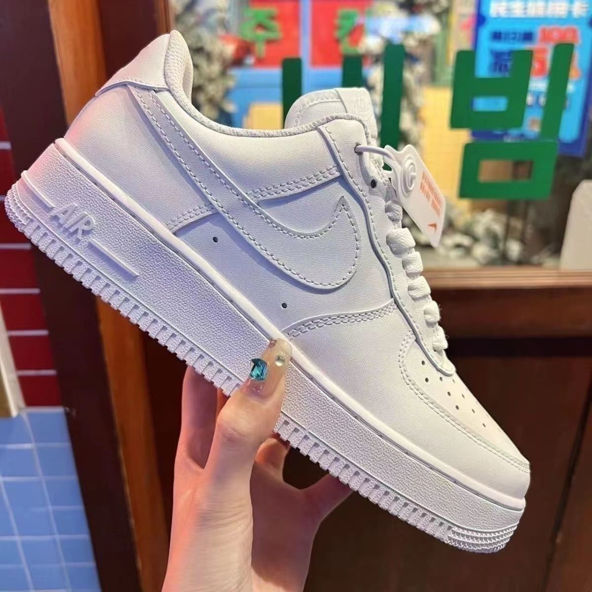 air force no. 1 af1 men‘s and women‘s classic men‘s shoes casual sports skate shoes pure white all-match low top white shoes