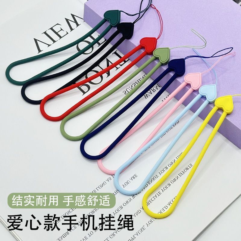 new phone case lanyard love silicone wrist strap liquid mobile phone charm wrist cup silicone rope handle