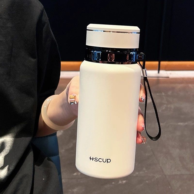 vacuum cup large capacity student school dedicated good-looking office portable tea water separation cold water bottle simple