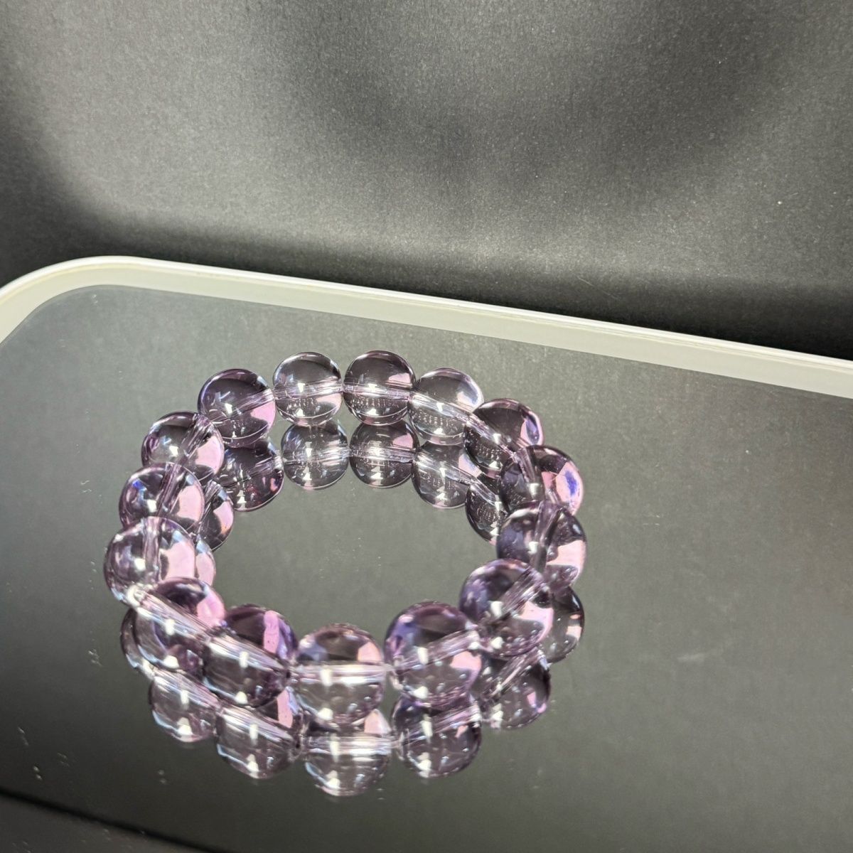 natural pink poly crystal bracelet women‘s fashion fresh all-match jewelry simple couple gift irregular bracelet