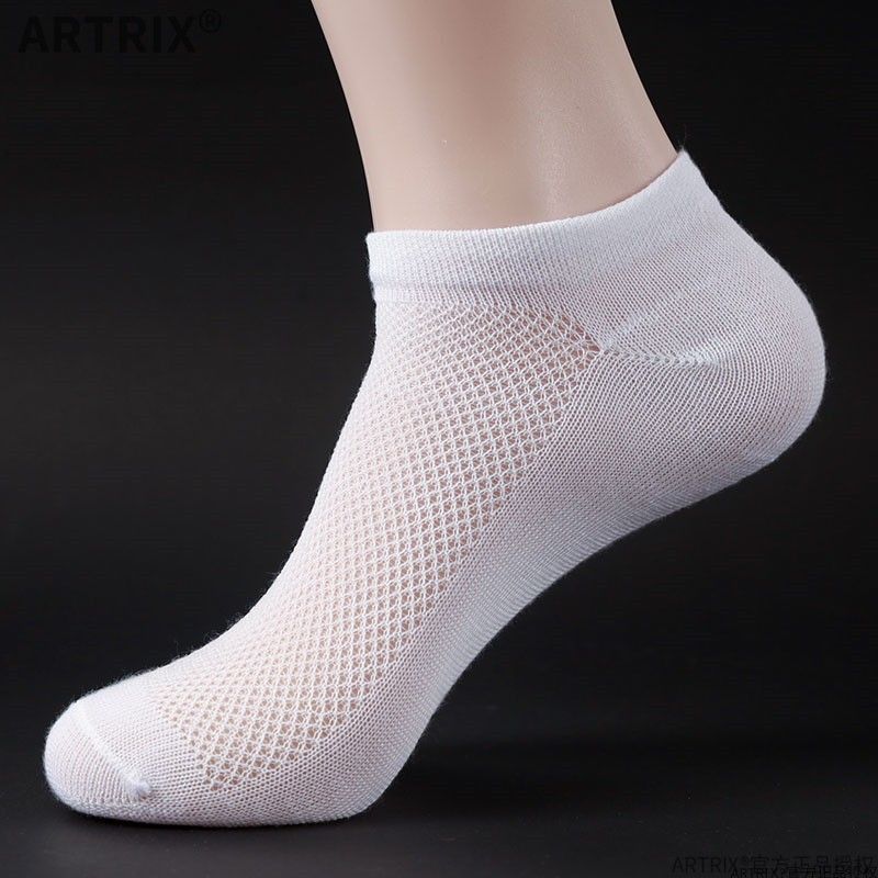 50 pairs mesh men‘s boat socks summer thin socks male socks 10 summer sweat-wicking thin breathable disposable solid color