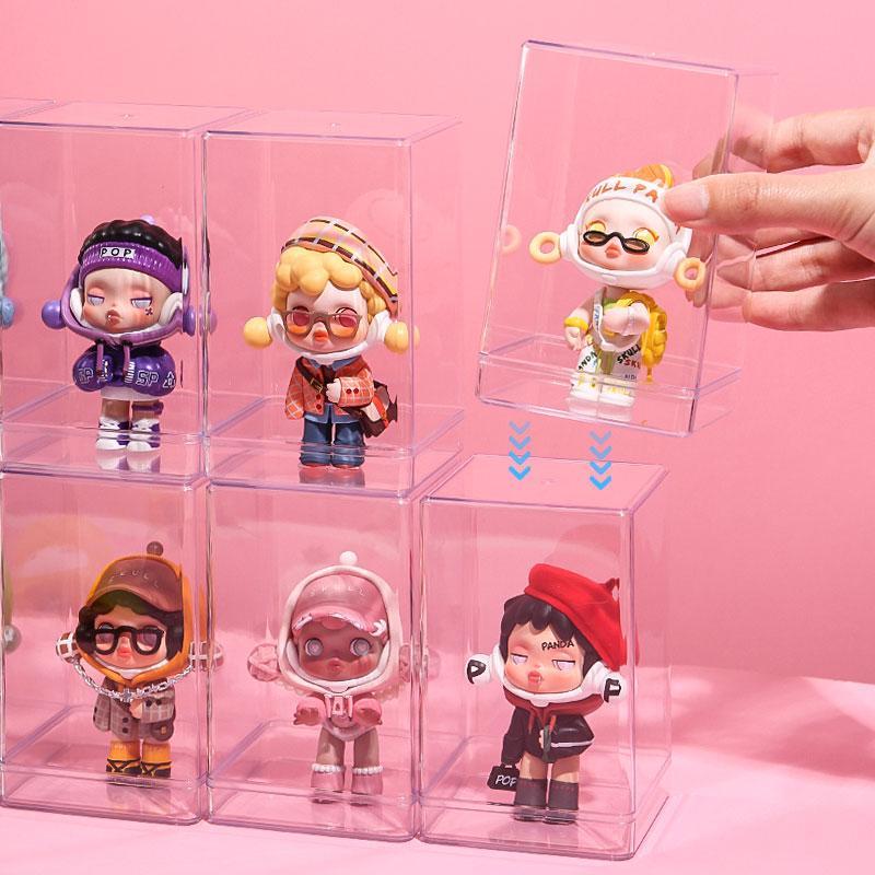 Blind Box Storage Display Stand Large Capacity Acrylic Fully Transparent Large Capacity Hand-Made Shelf Pop Mart Display Box