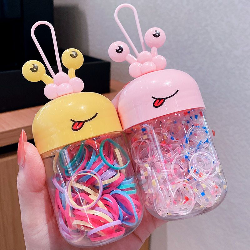 Korean Children's Disposable Rubber Band Hair Accessories Bee Filling Hairtie Headdress Harmless Hair Elastic Babies' Headwear