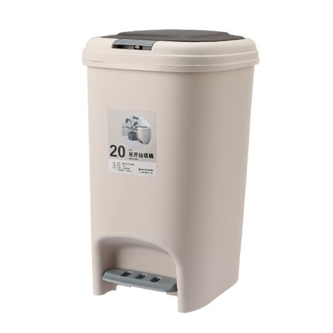 Pedal Trash Can Kitchen and Toilet Bathroom Household Living Room with Lid Large Capacity Small Bedroom Light Luxury Wastebasket