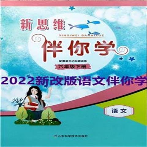 2022新改版新思维伴你学六年级下册语文人教版山东科学技术出版社拼团